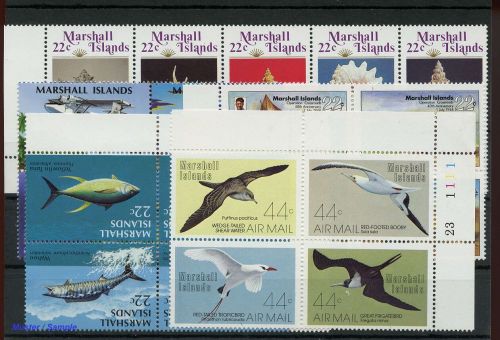 1986, Marshall Inseln, 77-80 u.a., **