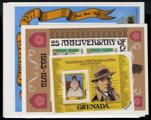 1977, Grenada, 822-26 u.a., **