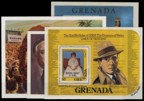 1972, Grenada, Bl.24 u.a., **