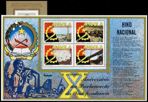 1985, Angola, 720-22 u.a., **