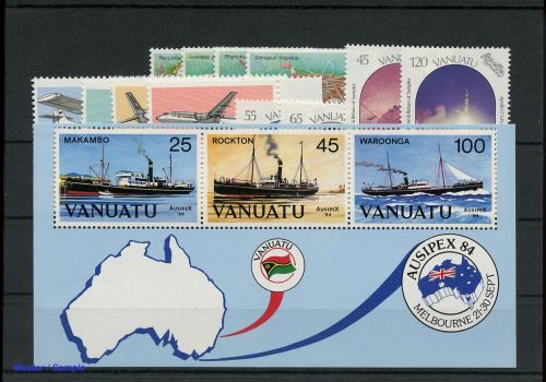 1985, Vanuatu, Bl. 8 u.a., **
