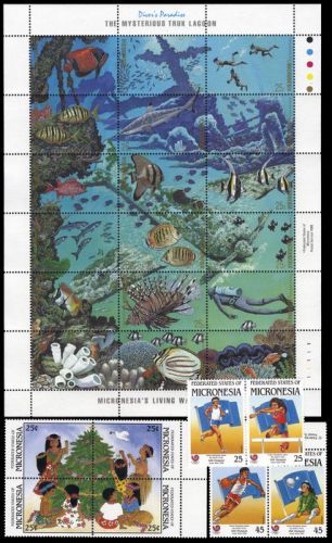 1988, Mikronesien, 101-18 u.a., **