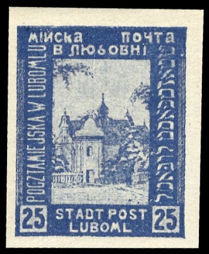 1918, Polen Lokalausgabe Luboml, IV U, **