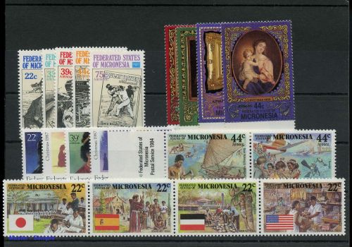 1986, Mikronesien, 57-61 u.a., **