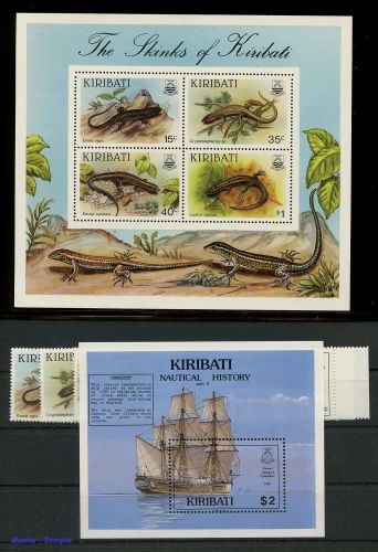 1987, Kiribati, 493-96 u.a., **