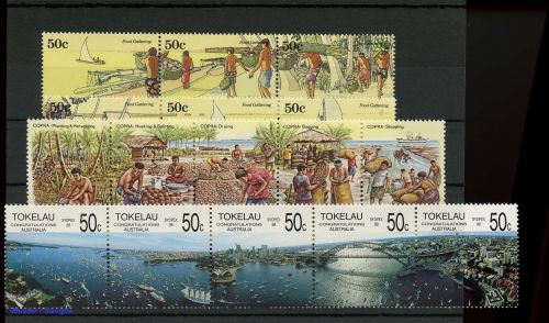 1984, Tokelau Inseln, 96-100 u.a., **