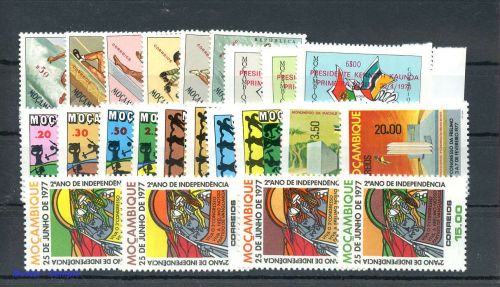 1975, Mocambique, 594-01 u.a., **