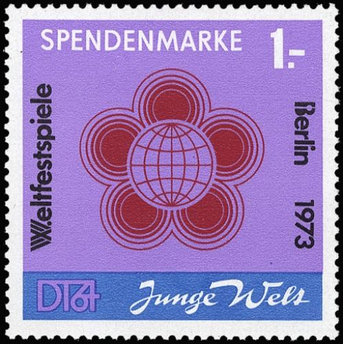 1972, DDR Spendenmarken, Sp 2, **