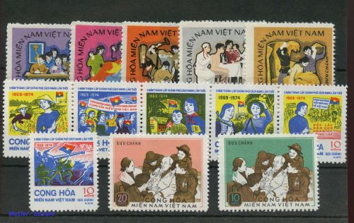 1971, Vietnam Nord Ausgaben für den Vietcong, 39-51, (*)