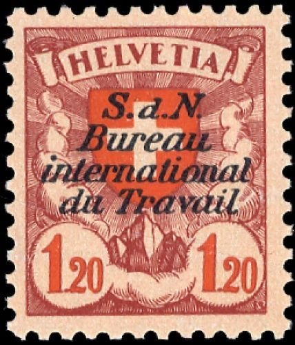 1924, Schweiz Internationale Arbeitsamt BIT, 22 z, **