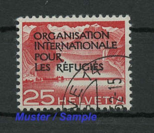 1950, Schweiz Internationale Flüchtlingsorganisation OIR, 4, cto