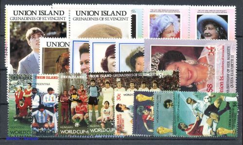1985, St. Vincent Grenadinen Union Island, 161-68 u.a., **