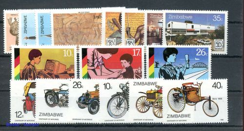 1986, Zimbabwe, 350-55 u.a., **