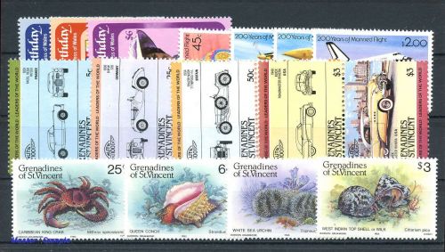 1985, St. Vincent Grenadinen, 371-74 u.a., **