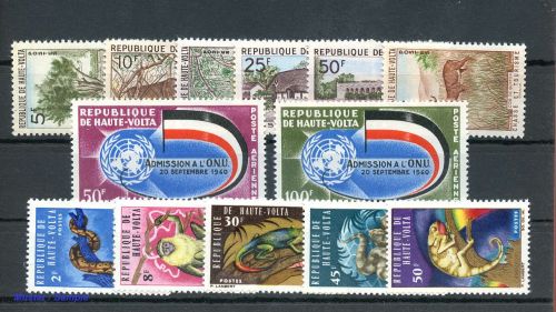 1962, Obervolta, 102-07 u.a., **