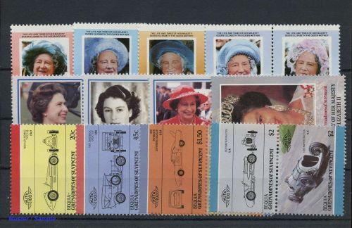 1985, St. Vincent Grenadinen Bequia, 138-45 u.a., **