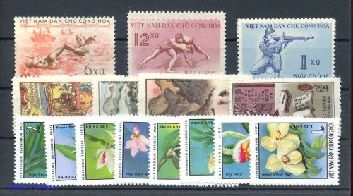 1959, Vietnam Nord und Republik, 105-09 u.a., **