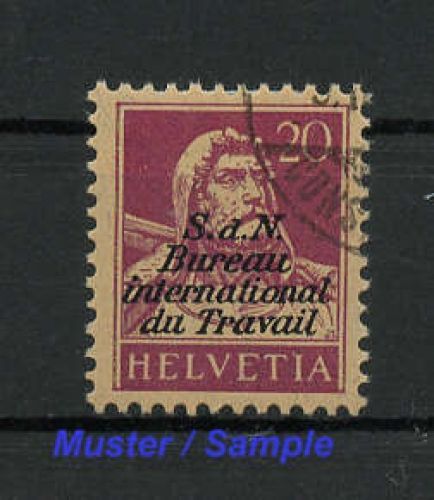 1923, Schweiz Internationale Arbeitsamt BIT, 3, cto