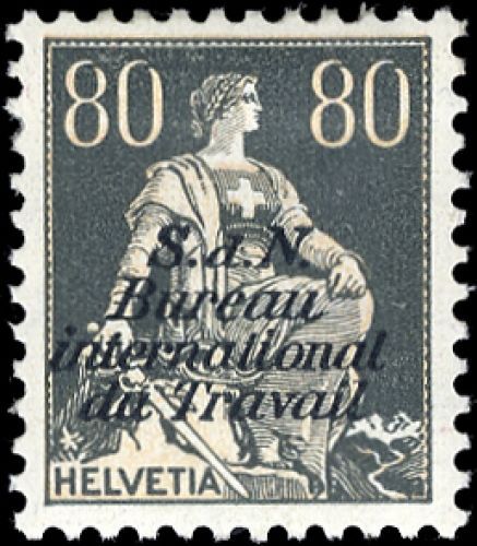 1923, Schweiz Internationale Arbeitsamt BIT, 10 z, *