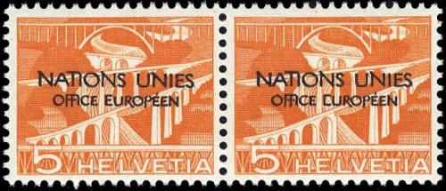 1950, Schweiz Europäisches Amt der Vereinten Nationen ONU, 1 I, **