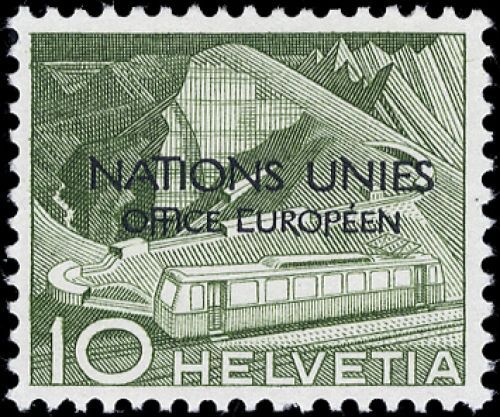 1950, Schweiz Europäisches Amt der Vereinten Nationen ONU, 2 I, **