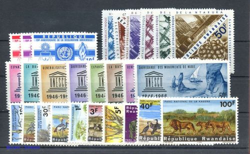 1965, Ruanda, 104-13 u.a., **