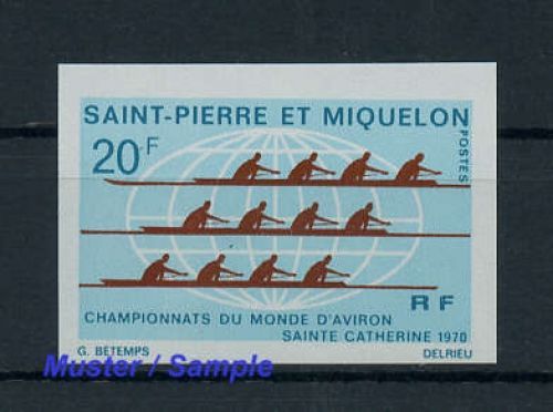 1970, St. Pierre et Miquelon, 459 U, **
