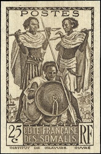 1938, Französisch Somaliküste, 157 U, **