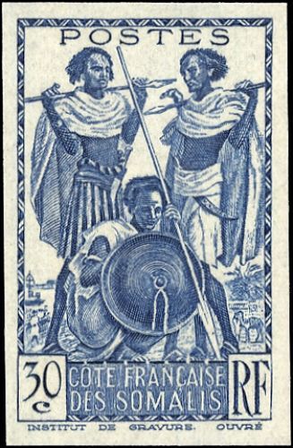1938, Französisch Somaliküste, 158 U, **