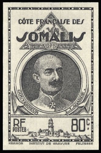1938, Französisch Somaliküste, 167 U, (*)