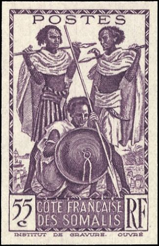 1938, Französisch Somaliküste, 163 U, **