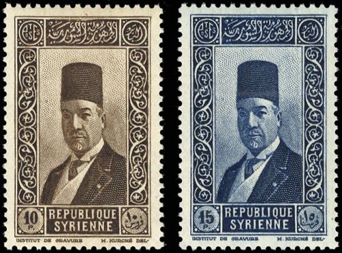 1934, Syrien, 381-82, **