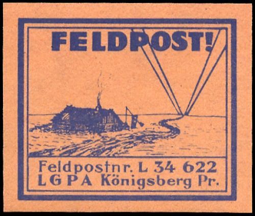 1944, Deutsche Besetzung II. WK, Feldpostmarken, 13 e, **