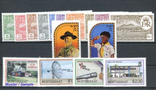 1982, Montserrat, 484-93 u.a., **