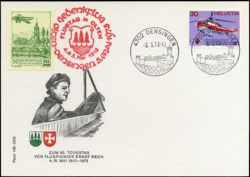 1913, Schweiz, XII ND, Brief
