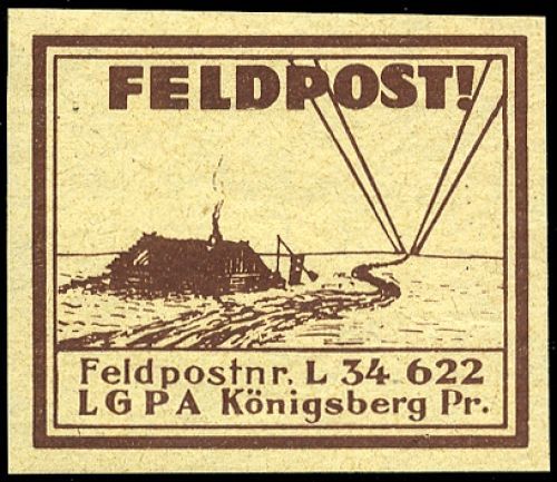 1944, Deutsche Besetzung II. WK, Feldpostmarken, 13 g, **