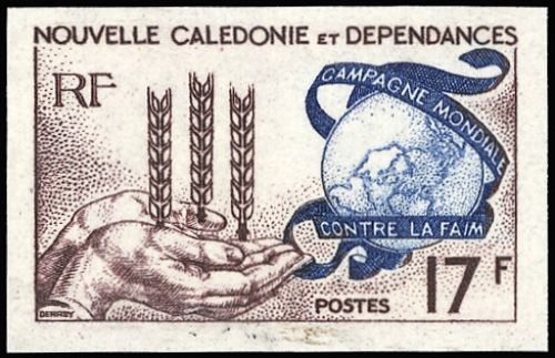 1963, Neukaledonien, 387 U, **