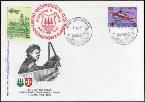 1913, Schweiz, XII ND, Brief