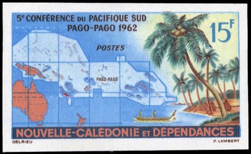 1962, Neukaledonien, 382 U, **