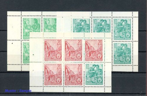 1960, DDR, HBl. 8-9, **