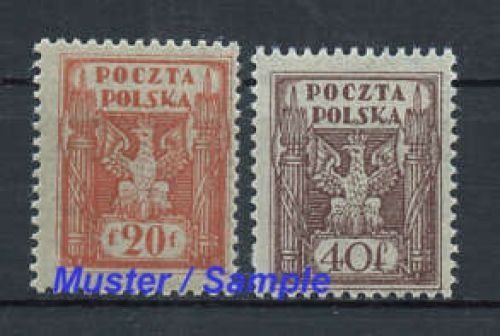 1922, Ost-Oberschlesien Reguläre Ausgabe, 3+4, **