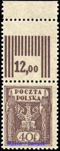 1922, Ost-Oberschlesien Reguläre Ausgabe, 4 OR L, **