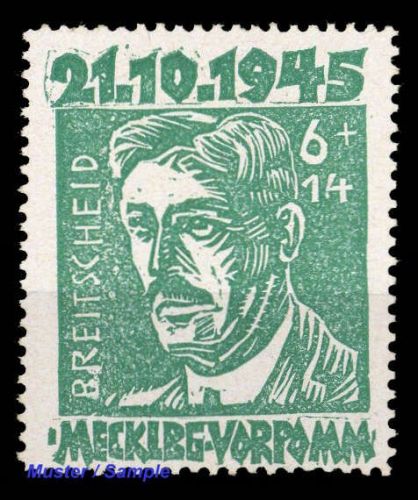 1945, SBZ Mecklenburg Vorpommern, 20 V, *