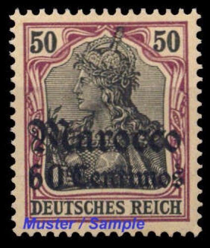 1905, Deutsche Auslandspost Marokko, 28, *