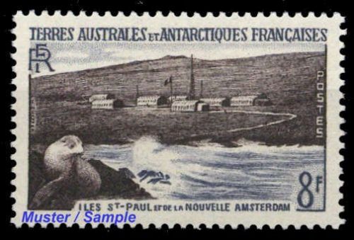 1956, Französische Gebiete in der Antarktis, 5, **