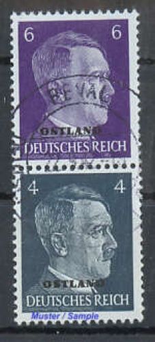 1941, Deutsche Besetzung II. WK Ostland, S 3, gest.