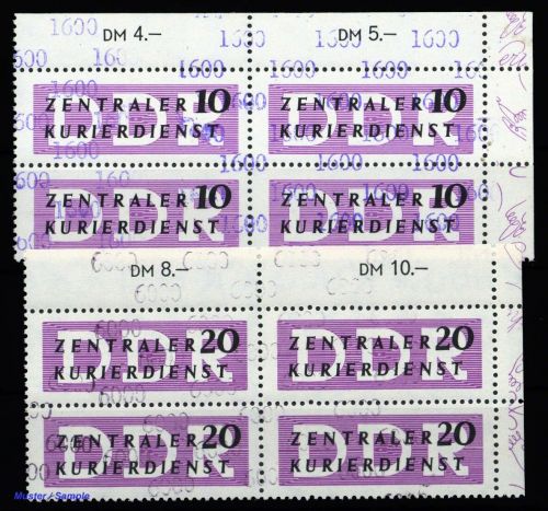 1957, DDR Verwaltungspost B Zentraler Kurierdienst, 14-15 (4), **