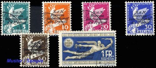 1932, Schweiz Internationale Arbeitsamt BIT, 32-37, gest.