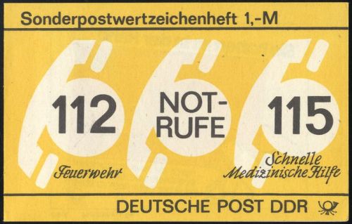 1986, DDR, SM 26 Dzf, **