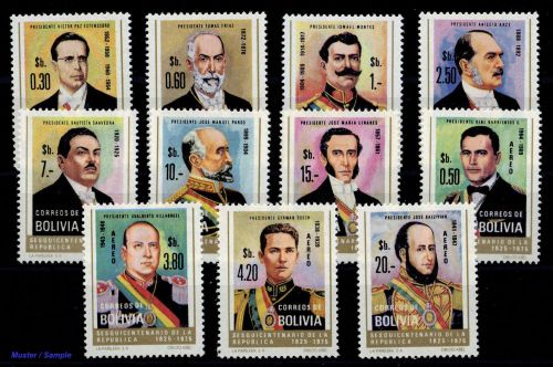 1975, Bolivien, 892-02, **